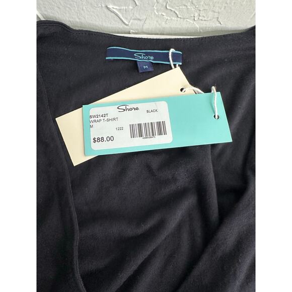 Shore Black Wrap T-Shirt - Picture 5 of 6